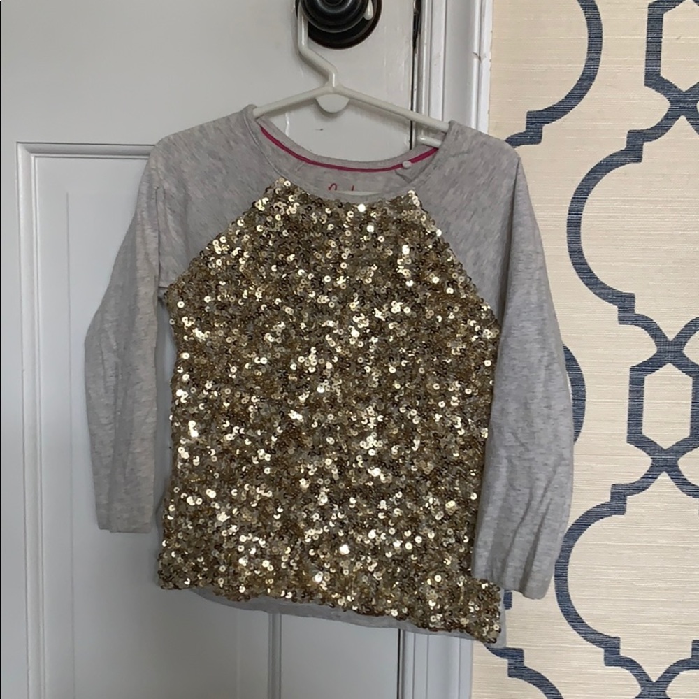 Long sleeve sequins Boden shirt